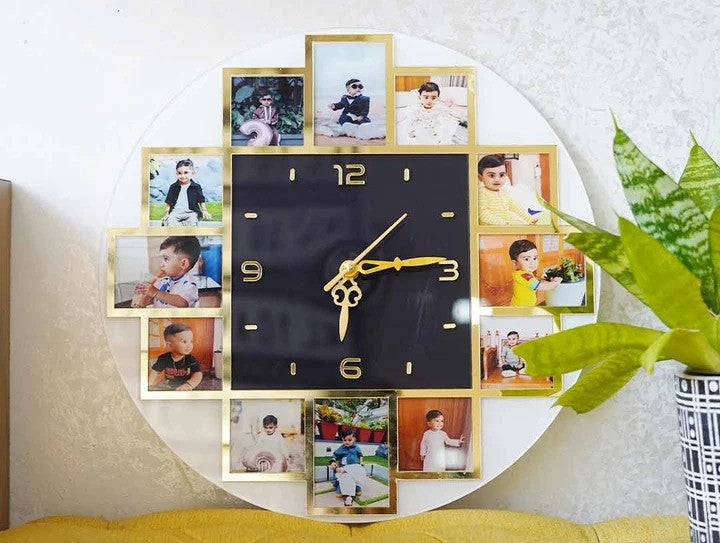 Custom Multi Photo Clock