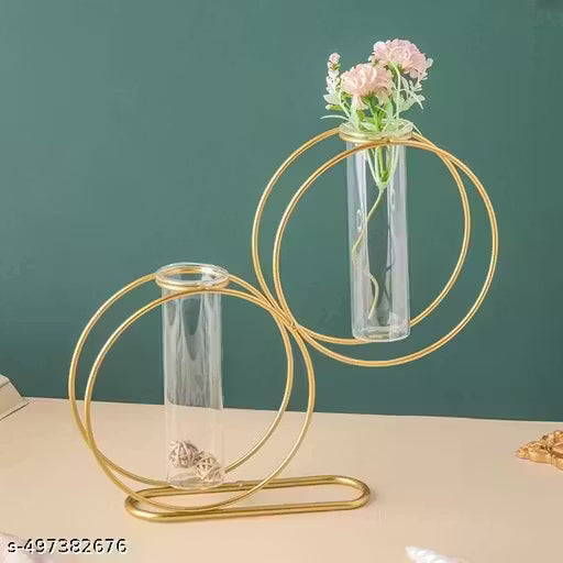 metal propagation vase
