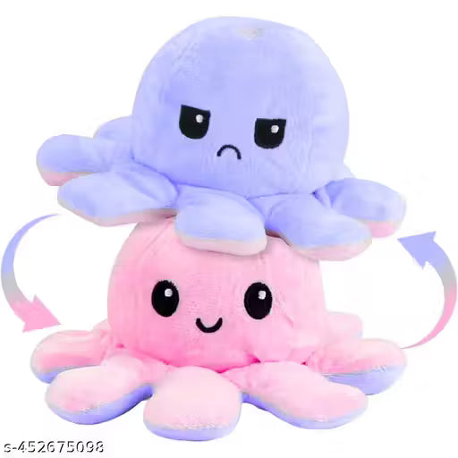 Toy Octopus Plushie Reversible Soft Toy