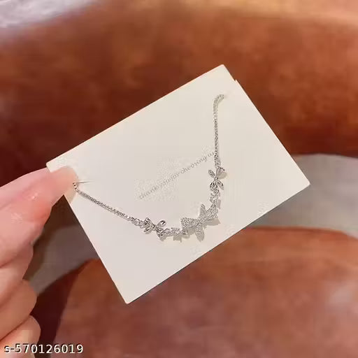 Elegant Silver Butterfly