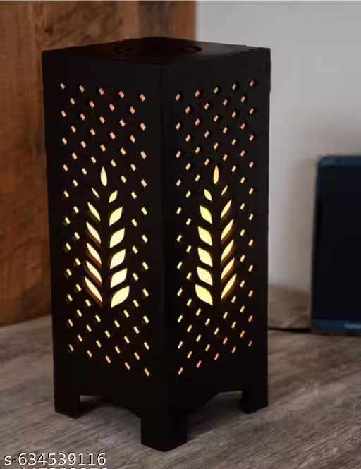 Wooden led table lamp