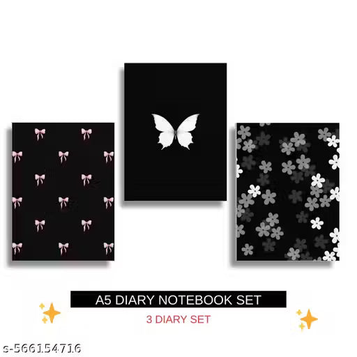 Aesthetic Diary set of 3