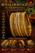 Royal Heritage Gold Bangles Set