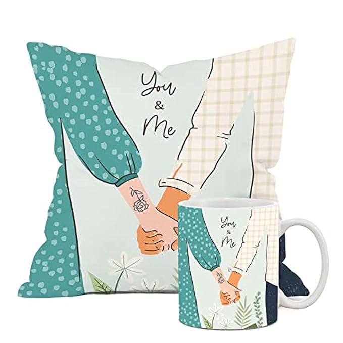Gift Set of Cushion and Mug