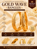 Classic Gold Pattern Bangles