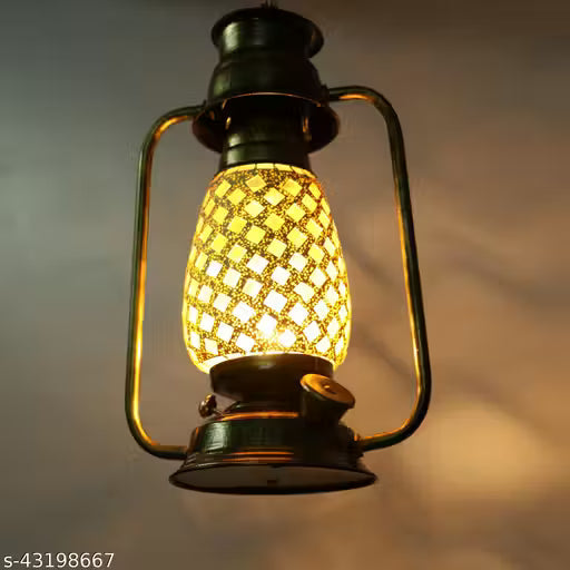 Antique Pendant Hanging Lantern Lamp Light
