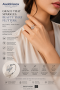 Butterfly Adjustable Ring