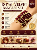 Royal Velvet Traditional Bangles Set