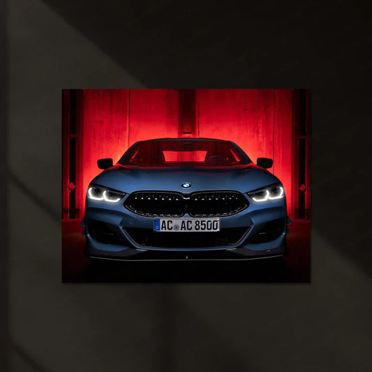 BMW AC Schnitzer ACS8 – Luxury Performance Car Neon LED Metal Poster | Supercar Wall Frame