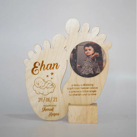 First Steps Wooden Engtaving
