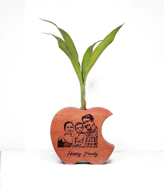 Wooden Engraved Plant