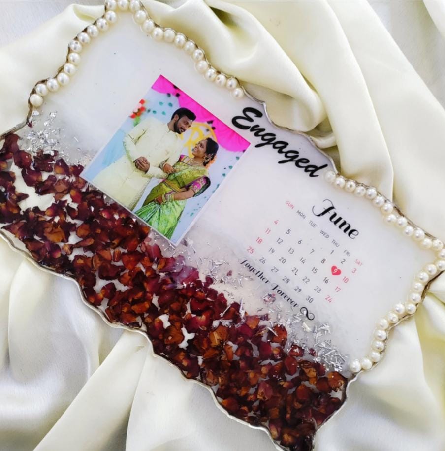 Engagement  Resin Art