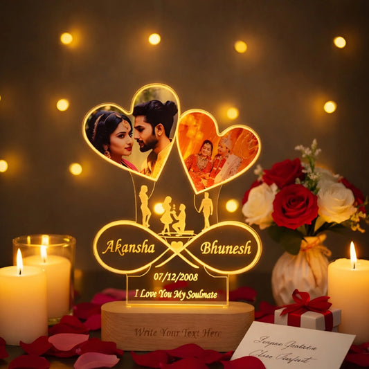 3D illusion decorative table lamp