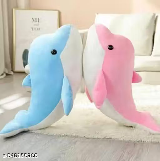 Pink Dolphin Soft Toys