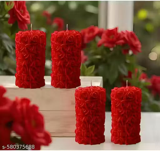 Candles For Home Decor, Rose Fragrance