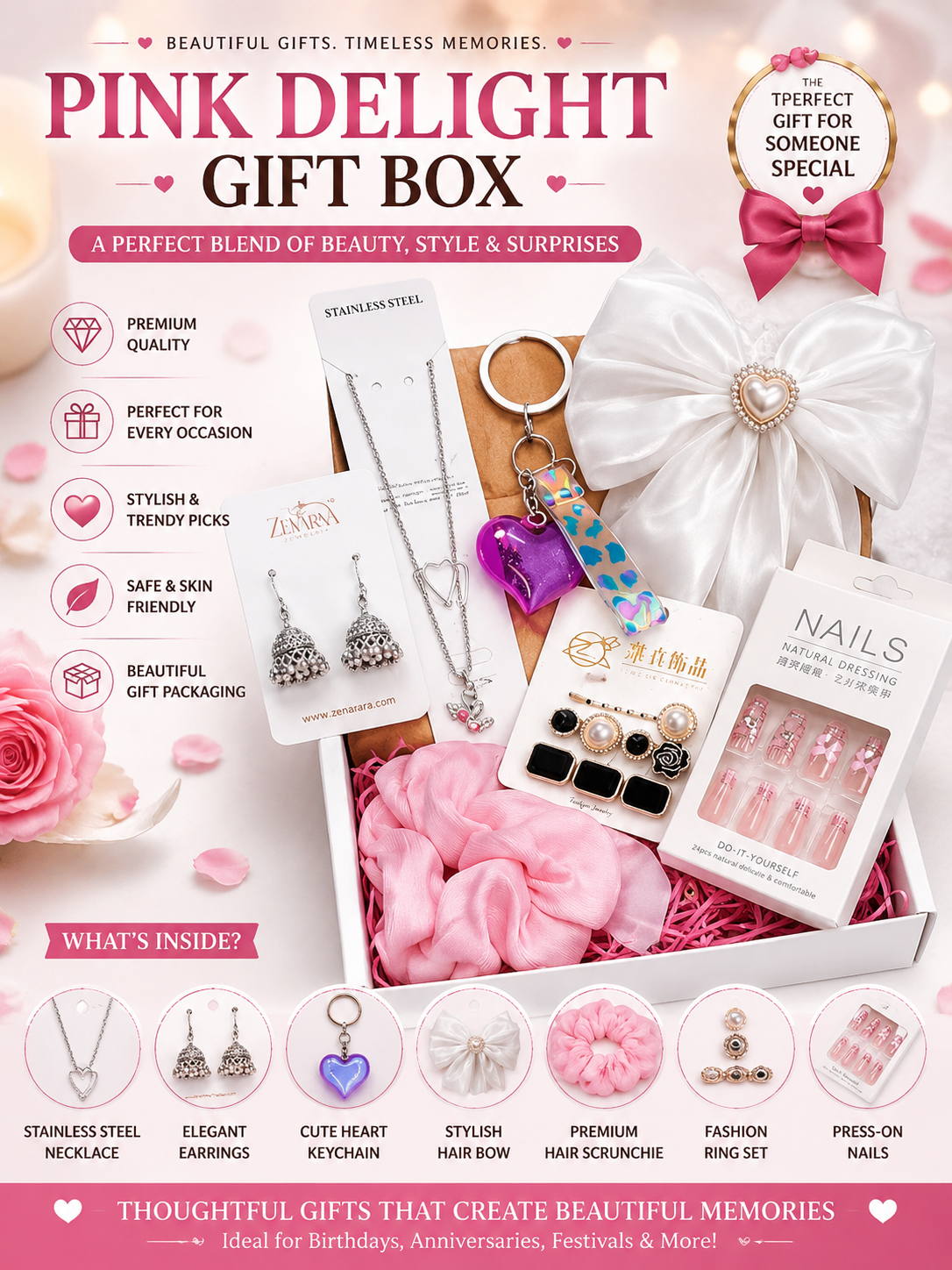 Pink Delight Premium Gift Box
