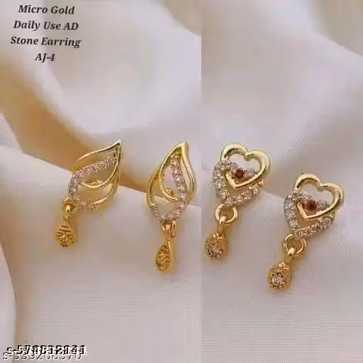 COMBO FANCY STUDE EARRINGS PACK OF 2