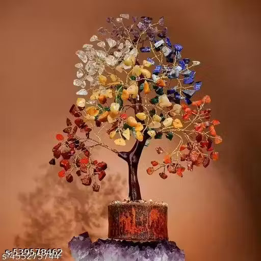 7 Chakra Crystal Tree for Energy Positive