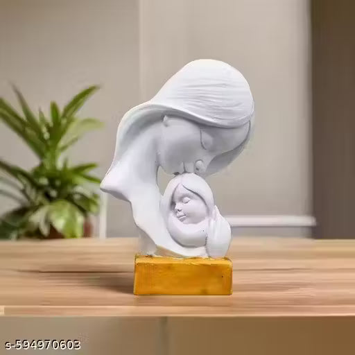 Mother & Child Resin Showpiece