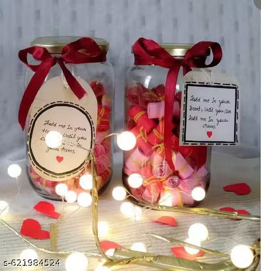 Reasons Why I Love You Message Bottle With light Handmade