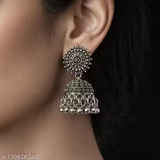 Stylish Silver Plated Earring