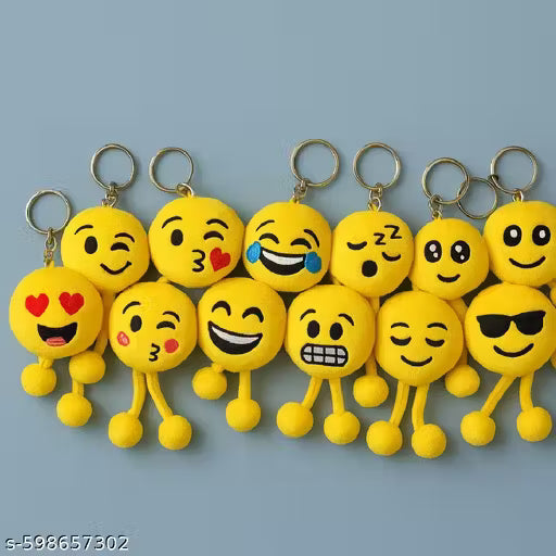 Smiley Keychain 12pcs set