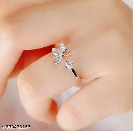 Butterfly Silver/Gold Plated Finger ring